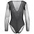 Gianfranco Ferré Body ricamato semi-trasparente Nero - vista 2