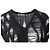 T-shirt Destroyed Alexander McQueen Preto - vista 3