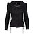 Autre Marque Jersey Terre Alte con volantes Negro