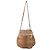 Autre Marque Bolsa de ombro Collection Privée em pele e pele de coelho bege