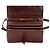 Autre Marque Borsa in pelle marrone Collection Privée - vista 4