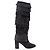 Botas con flecos Aquazzura Negro