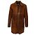 Autre Marque Cappotto in pelle scamosciata marrone A.P.C.