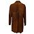 Autre Marque Cappotto in pelle scamosciata marrone A.P.C. - vista 2