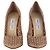 Jimmy Choo Anouk Pumps aus beigem perforiertem Leder - Ansicht 2