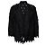 Autre Marque Diliborio Cut Up Mantel Schwarz