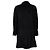 Autre Marque Schwarzer Softcoat Wollmischung - Ansicht 2