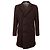 Autre Marque Brauner 3/4 Strickmantel aus Schurwolle