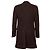 Autre Marque Brauner 3/4 Strickmantel aus Schurwolle - Ansicht 2
