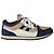 Bally Sneaker aus Leder blau und beige