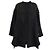 Autre Marque Diliborio Cape-Jacke mit Verzierungen Schwarz