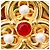 Chanel Halskette mit Medaillon Golden - Ansicht 6