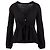 Autre Marque Cardigan noir avec cordon de serrage