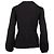 Autre Marque Cardigan noir avec cordon de serrage - vue 2