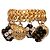 Autre Marque Collection Privée Armband mit Anhängern Golden - Ansicht 3