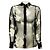 Top Chika de gasa transparente con estampado floral Black / Ivory Altuzarra Negro