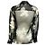 Top Chika de gasa transparente con estampado floral Black / Ivory Altuzarra Negro - vista 3
