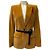 Barbara Bui gegürtelter Blazer aus Baumwoll-Cord in Camel Braun