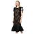 Michael Kors Collection Black / Nude Cocktailkleid aus Spitze mit Rüschen Schwarz - Ansicht 5