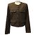 Chaqueta de punto Berkley Veronica Beard Acorn / Black Castaño