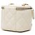 Borsa Vanity Case Chanel Mini CC Quilted Lambskin Pearl Crush Bianca con Tracolla a Catena Bianco - vista 2
