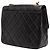 Borsa a tracolla Chanel XL CC trapuntata in pelle d'agnello nera, quadrata con patta singola Nero - vista 2