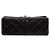 Borsa a tracolla Chanel XL CC trapuntata in pelle d'agnello nera, quadrata con patta singola Nero - vista 3