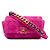 Bolsa cinto Chanel 19 em tweed rosa