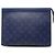 Borsa a pochette Louis Vuitton Monogram Taigarama Pochette Voyage MM Blu
