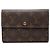 Louis Vuitton Monogram Porte Tresor Etui Papiers Wallet Small Wallets Brown Braun