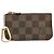 Portachiavi Louis Vuitton Damier Ebene Marrone
