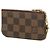 Portachiavi Louis Vuitton Damier Ebene Marrone - vista 2