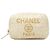 Beauty case Chanel Deauville in tweed beige