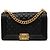 Chanel Boy Flap Crossbody Bag Quilted Caviar Old Medium Schwarz