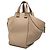 Bolsa Satchel Hammock LOEWE Medium em pele de vitelo granulada Bege - vista 2