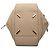 Bolsa Satchel Hammock LOEWE Medium em pele de vitelo granulada Bege - vista 3