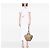 Bolsa Satchel Hammock LOEWE Medium em pele de vitelo granulada Bege - vista 6
