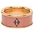 Ring Anello Hermès Medium Gold Plated Enamel H Diamant Uni Oro D'oro