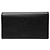 Autre Marque Clutch Saint Laurent Belle De Jour Large in pelle di vitello monogrammata nera Nero