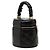 Black Chanel Mini Quilted Lambskin Vanity Case mit gerafftem Griff Schwarz - Ansicht 2