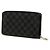 Cartera Larga Louis Vuitton Damier Graphite Zippy Organizer Wallet Negra Negro - vista 2