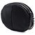 Borsa camera ovale plissettata in pelle d'agnello chevron nera Chanel Nero - vista 2