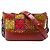 Borsa a tracolla Gabrielle Small in tweed e nappa rossa Chanel Rosso