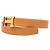 Cintura reversibile Hermès Constance H in pelle Box Calf marrone - vista 2