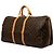 Sac de voyage Louis Vuitton Monogram Keepall Bandouliere 60 Marron - vue 2