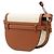 Borsa a tracolla Gate Mini Bicolor LOEWE in tela Anagram e vitello liscio Beige - vista 2
