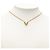 Collier Essential V Louis Vuitton plaqué or Doré - vue 7