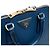 Prada Small Saffiano Lux Promenade Satchel Blau - Ansicht 8