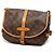 Bolso bandolera Louis Vuitton Monogram Saumur 30 Marrón Castaño - vista 2