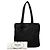 Tote Sacola Prada Tessuto Preta Preto - vista 7